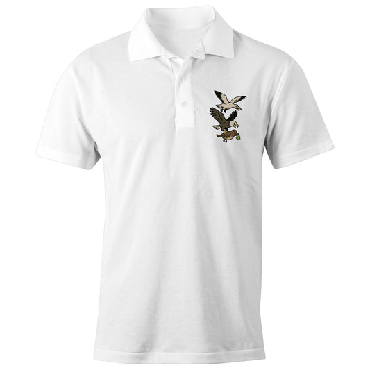 Dont be a NERD Pick a BIRD Premium Golf Polo