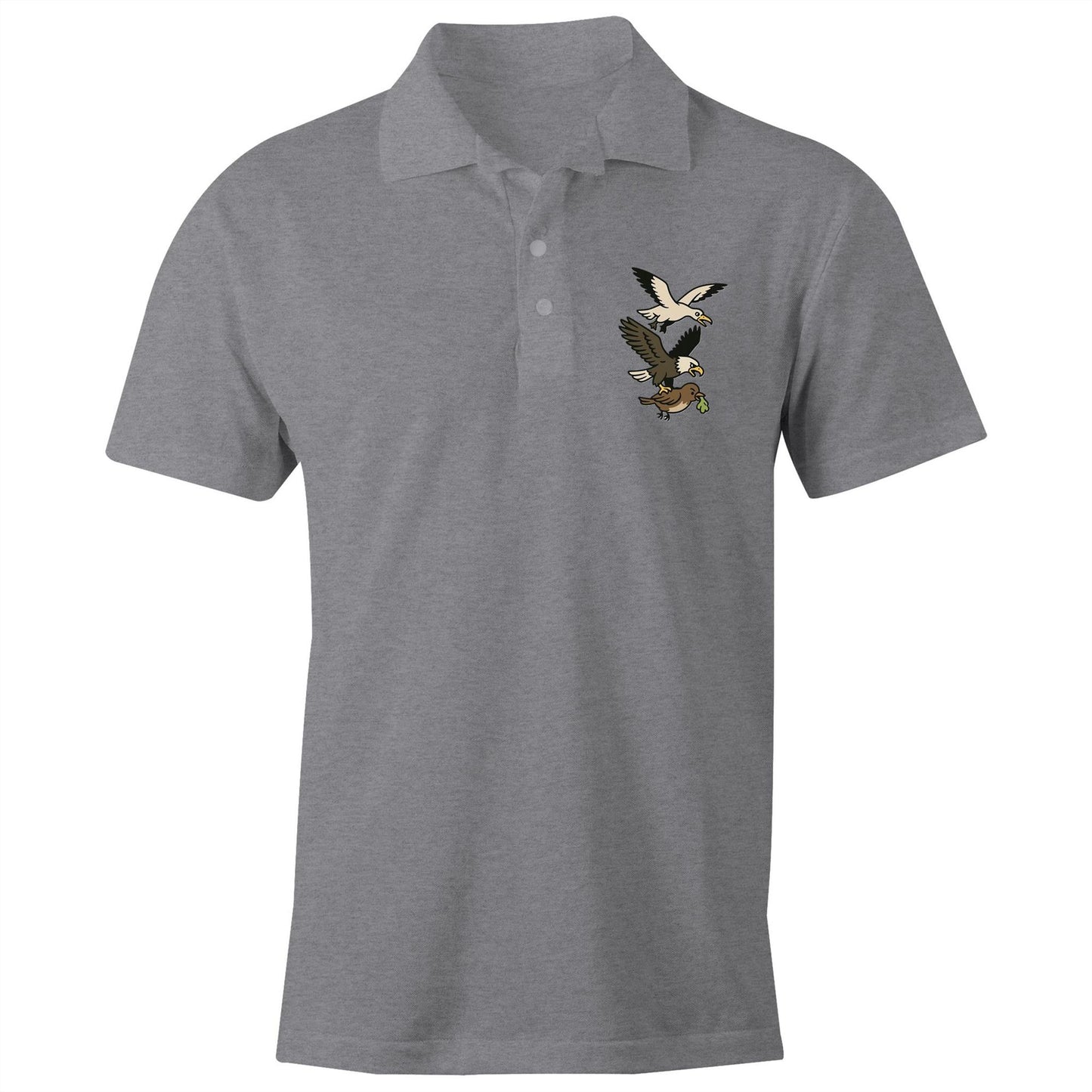 Dont be a NERD Pick a BIRD Premium Golf Polo
