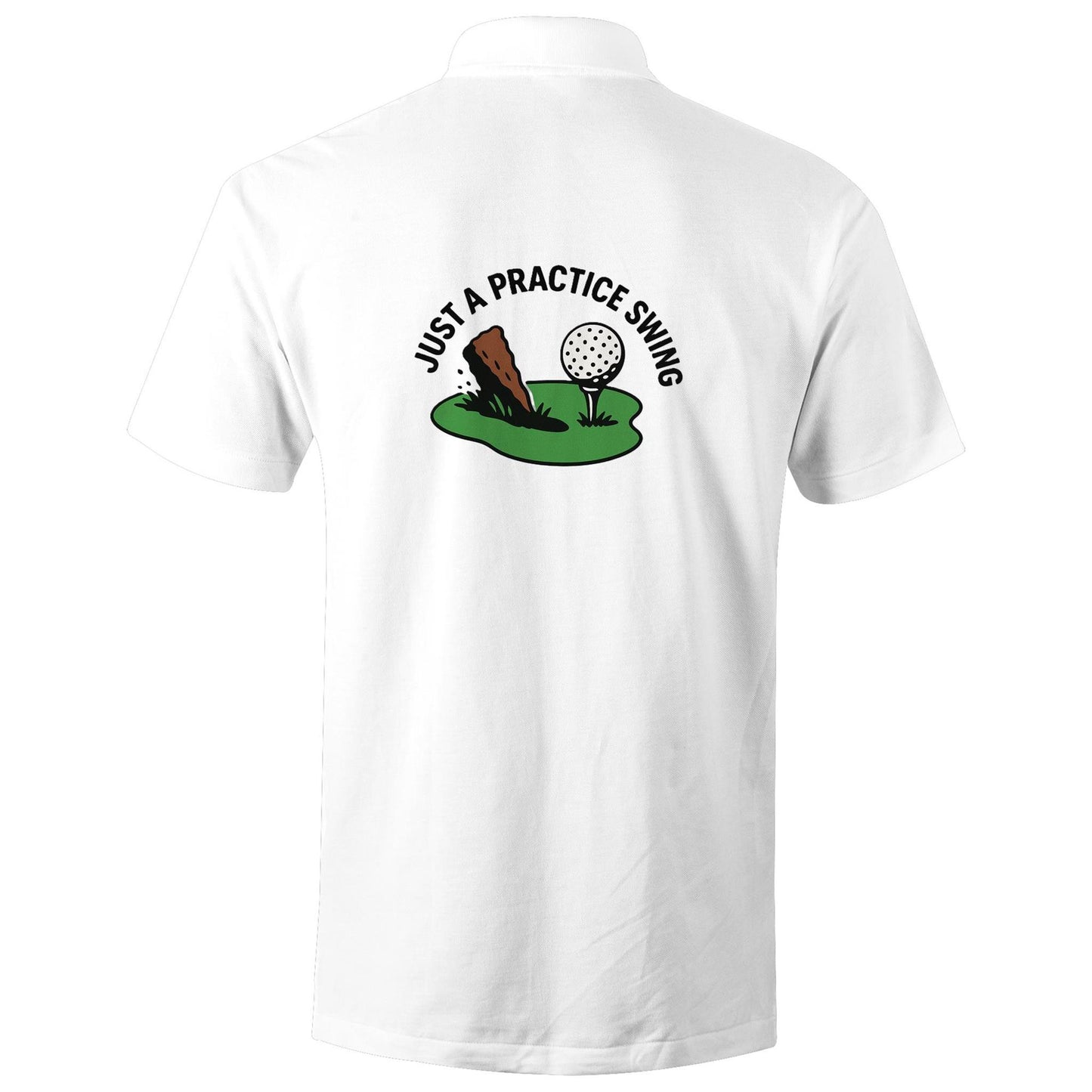 Just A Practice Swing Premium Golf Polo