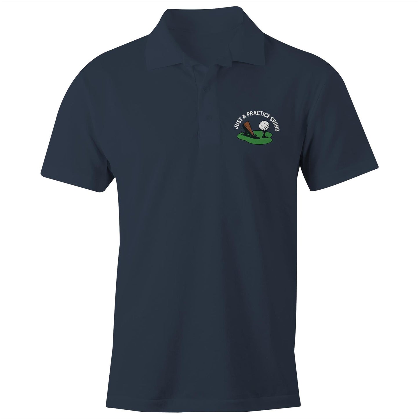 Just A Practice Swing Premium Golf Polo