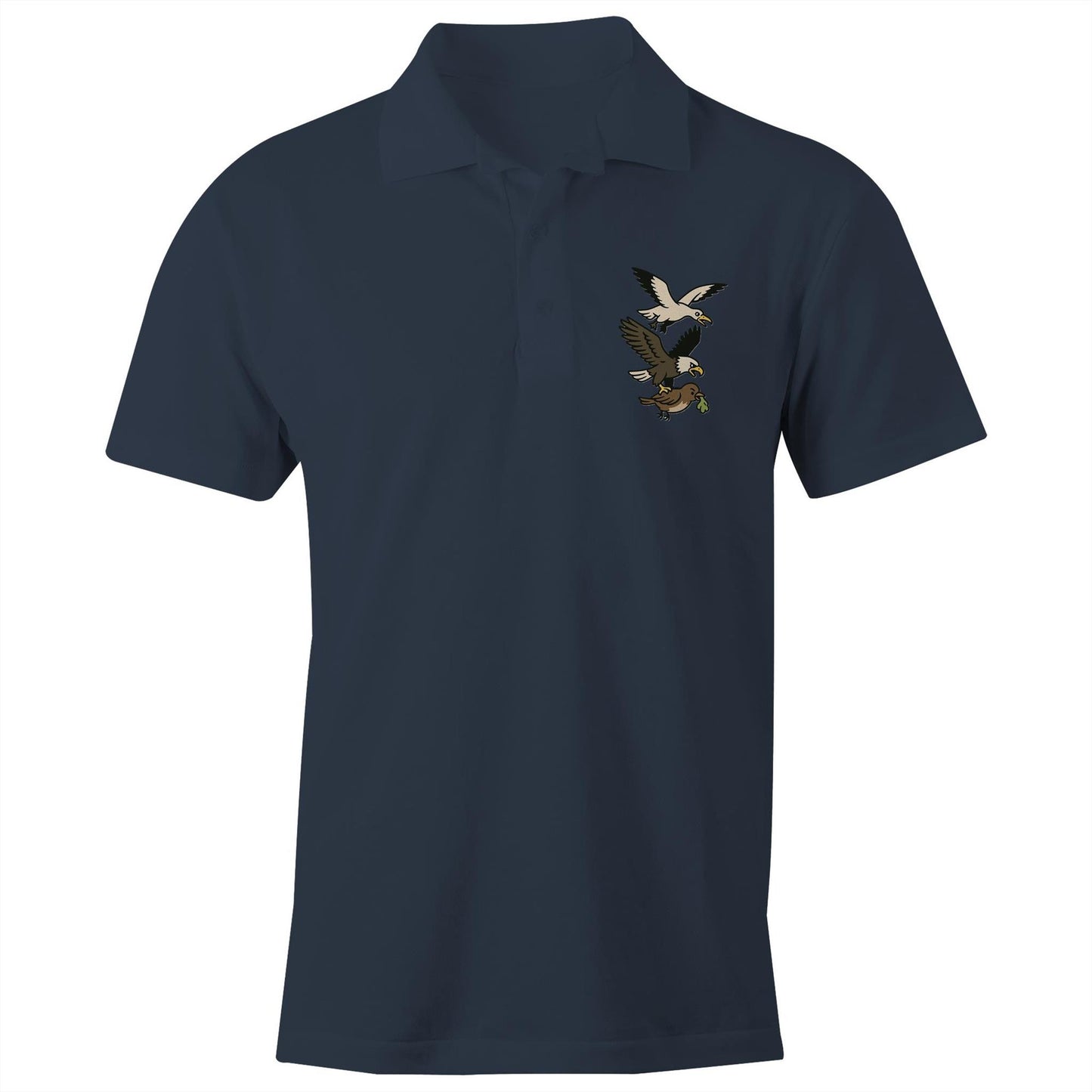 Dont be a NERD Pick a BIRD Premium Golf Polo