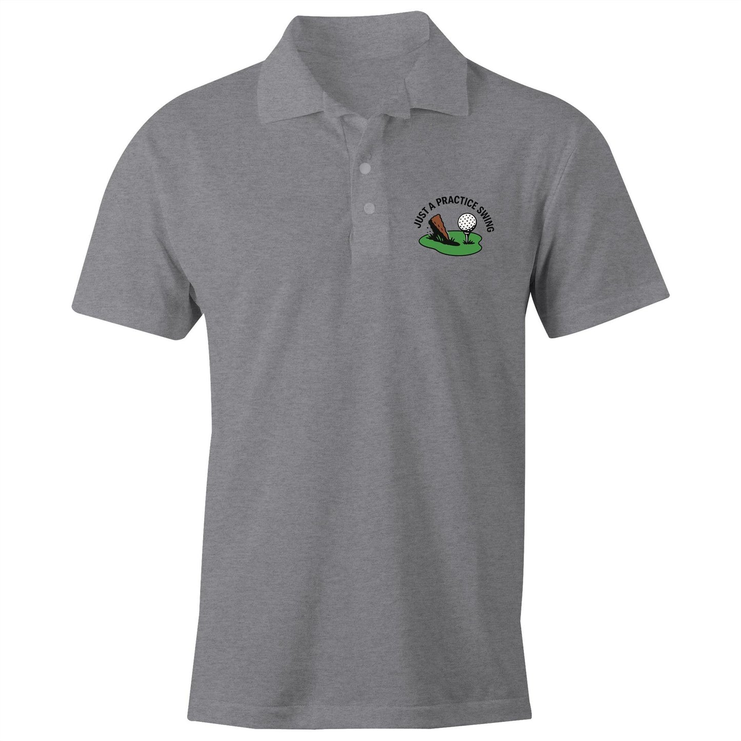Just A Practice Swing Premium Golf Polo