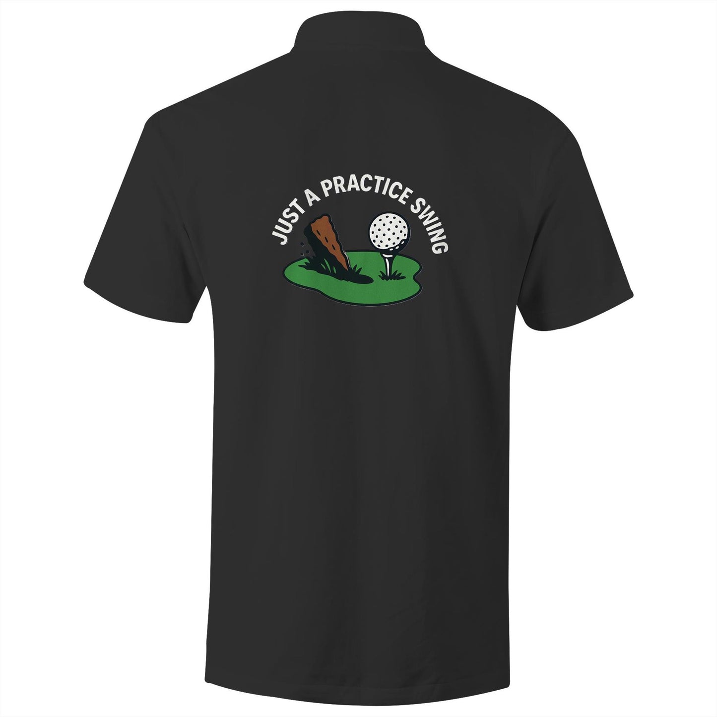 Just A Practice Swing Premium Golf Polo
