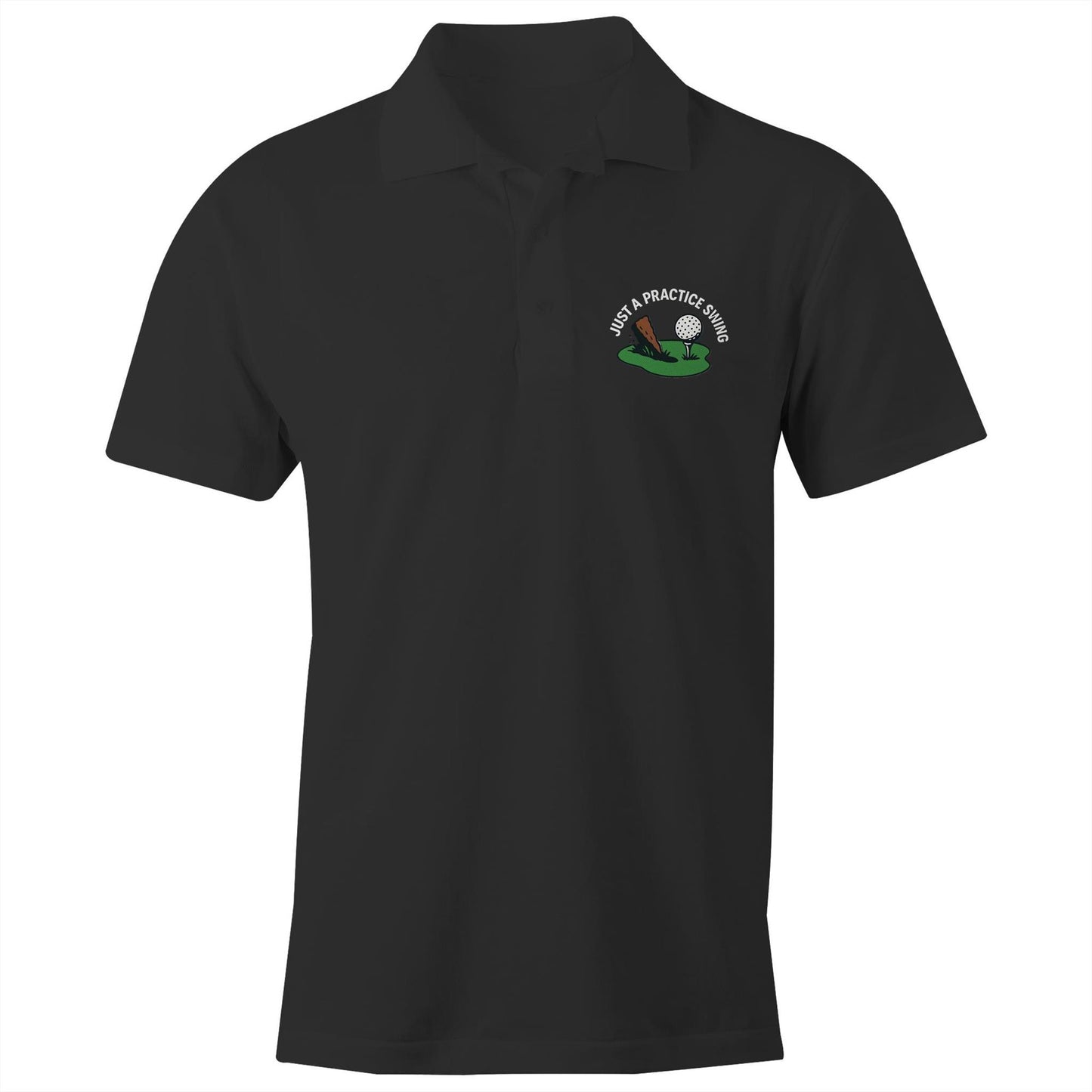Just A Practice Swing Premium Golf Polo
